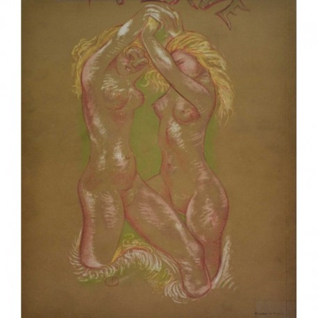 MAILLOL Aristide combat de nus blonds