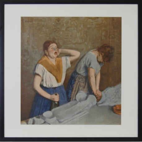 LES REPASSEUSES , DEGAS Edgar ( d'aprés ) (1834-1917)