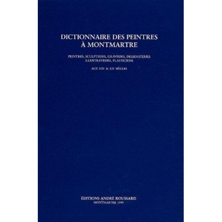 Dictionnaire des peintres à Montmartre