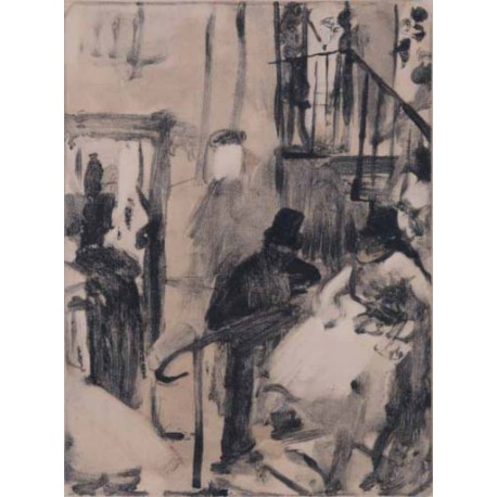 EN CONVERSATION , DEGAS Edgar ( d'aprés ) (1834-1917)