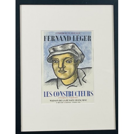 LES CONSTRUCTEURS - LEGER Fernand (1881 - 1955) - Lithographie