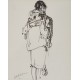 COUPLE AMOUREUX - ARDISSONE Yolande (1927 ) - Lithographie