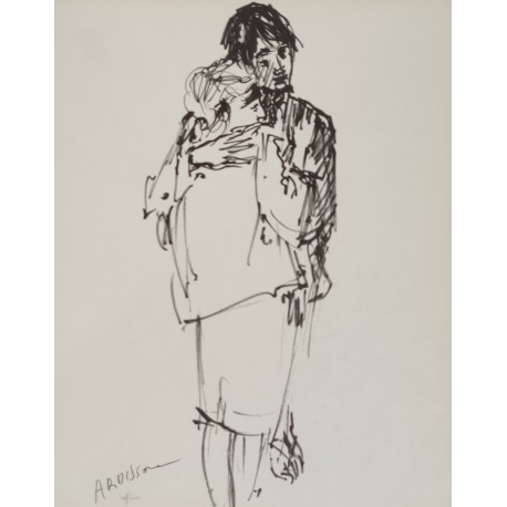 COUPLE AMOUREUX - ARDISSONE Yolande (1927 ) - Lithographie