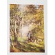 LE PEINTRE EN FORÊT DE FONTAINEBLEAU.. - RENOIR Pierre-Auguste (d'après) (1841 - 1919) - Print