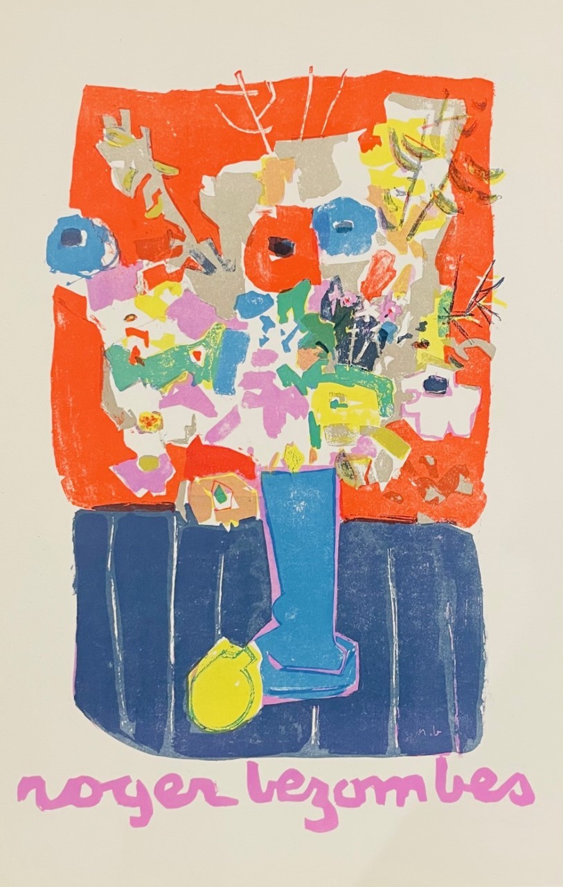 NATURE MORTE - BEZOMBES Roger (1913 - 1994) - Lithographie