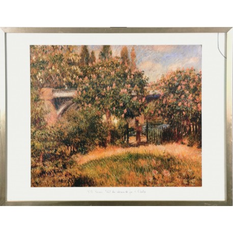 PONT DU CHEMIN DE FER A CHATAU - RENOIR Pierre-Auguste (d'après) (1841 - 1919) - Print