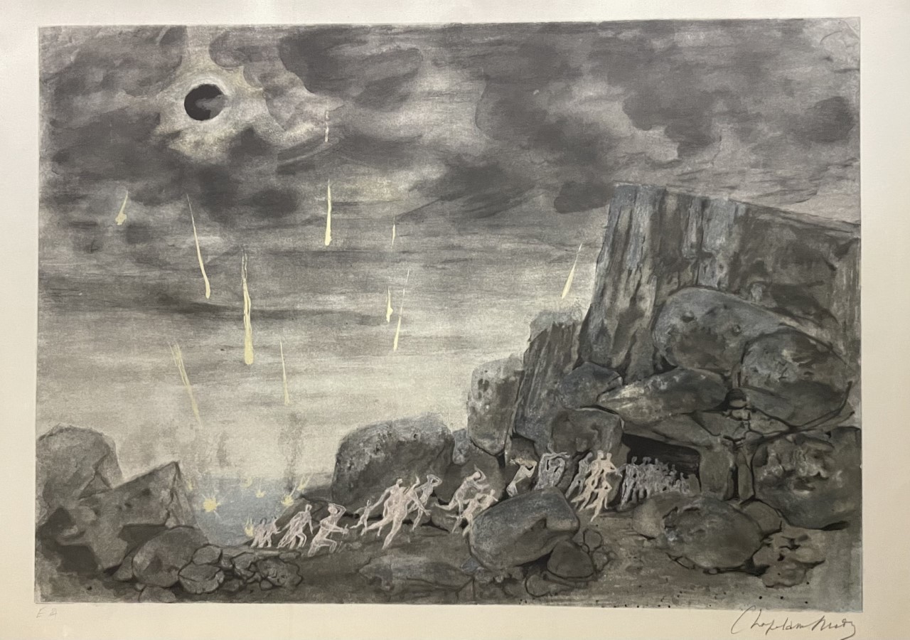 PLUIES DE METEORITES - CHAPELAIN-MIDY Roger (1904-1992) - Lithographie