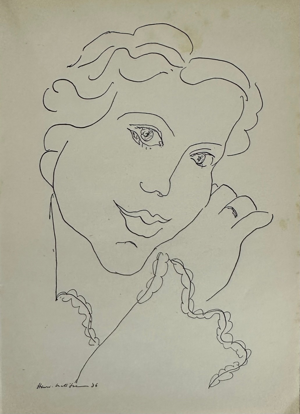 FEMME AUX YEUX BLEUS