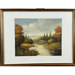 PAYSAGE À LA RIVIERE