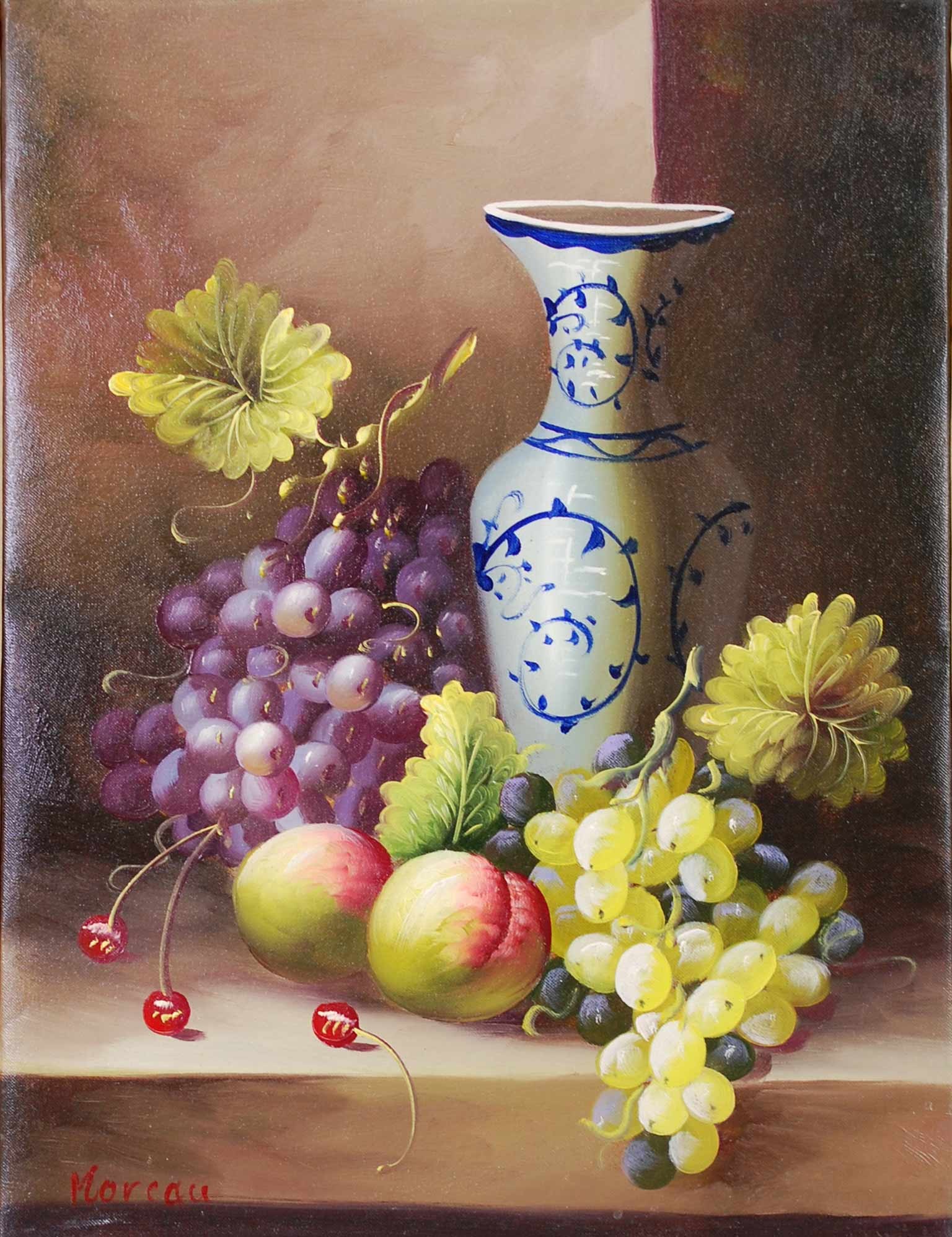 FRUITS ET NATURE MORTE