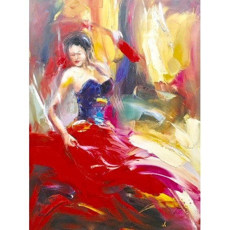 DANSEUSE EN ROUGE