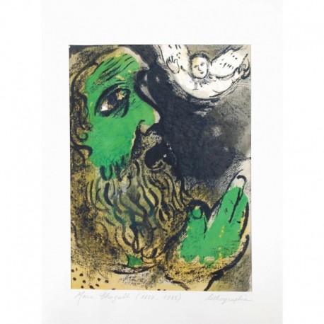 CHAGALL Marc homme vert et ange